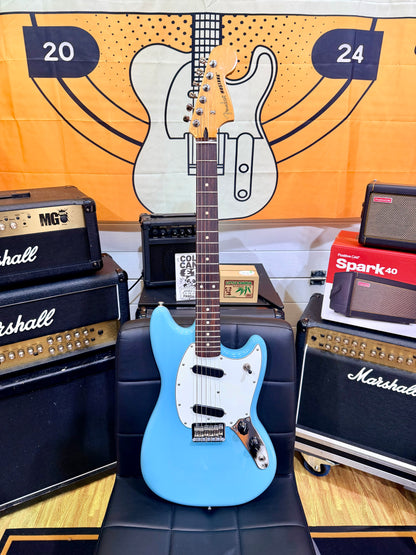 ✨2024✨ Fender Player II Mustang~ Aquatone Blue Electric Guitar~ Mexican MIM!