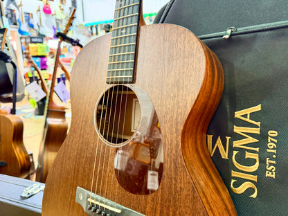 2024 Sigma S000M-15E All-Solid Mahogany Electro-Acoustic Guitar~ With Gig Bag