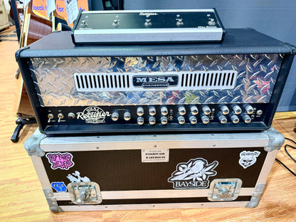 🔥 Mesa Boogie Dual Rectifier Solo Head Amplifier 100W Valve Amp + Case 🔥