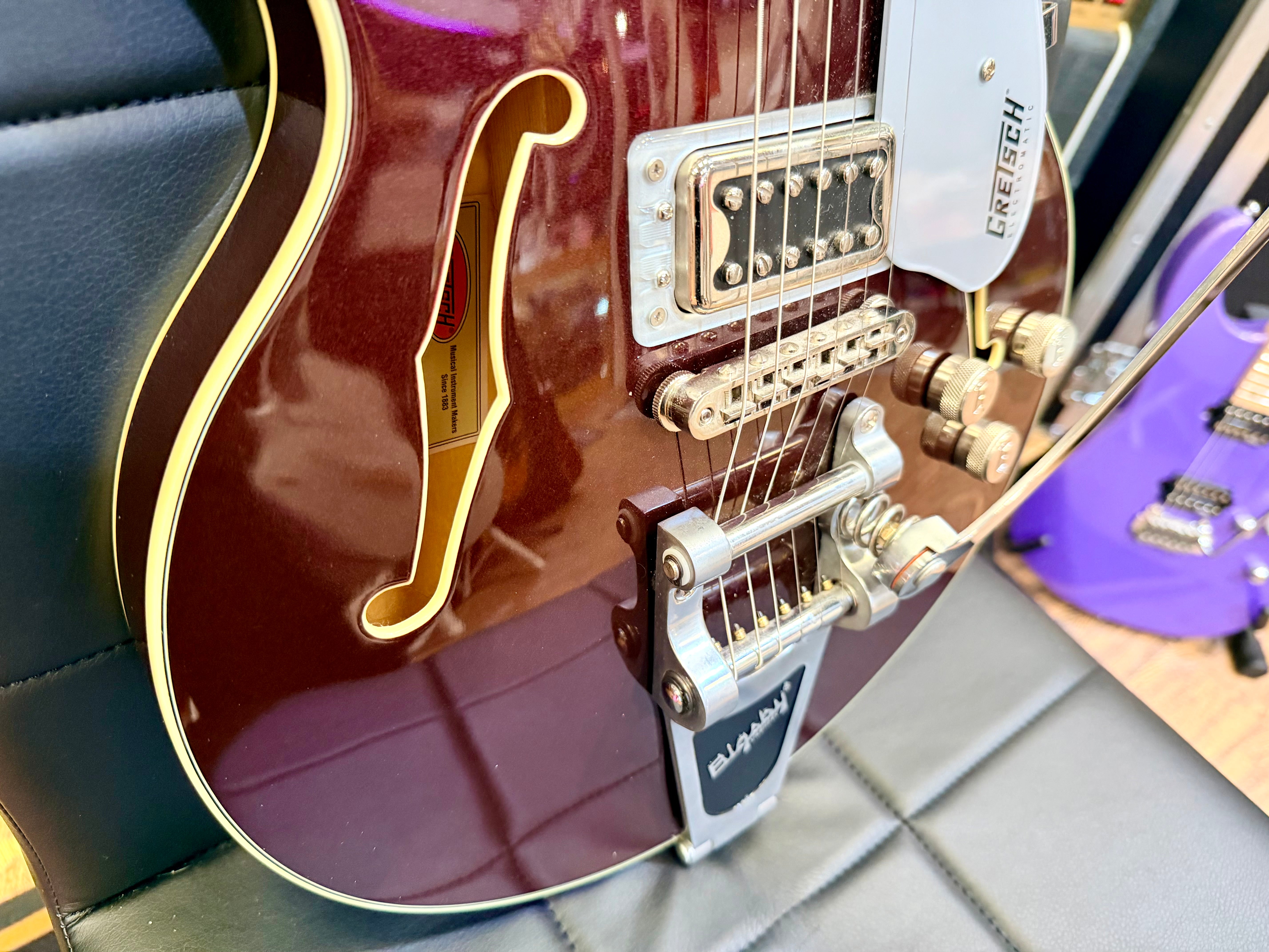 🍒2022🍒 Gretsch G5655T Electromatic Center Block Jr. Dark Cherry Metallic!