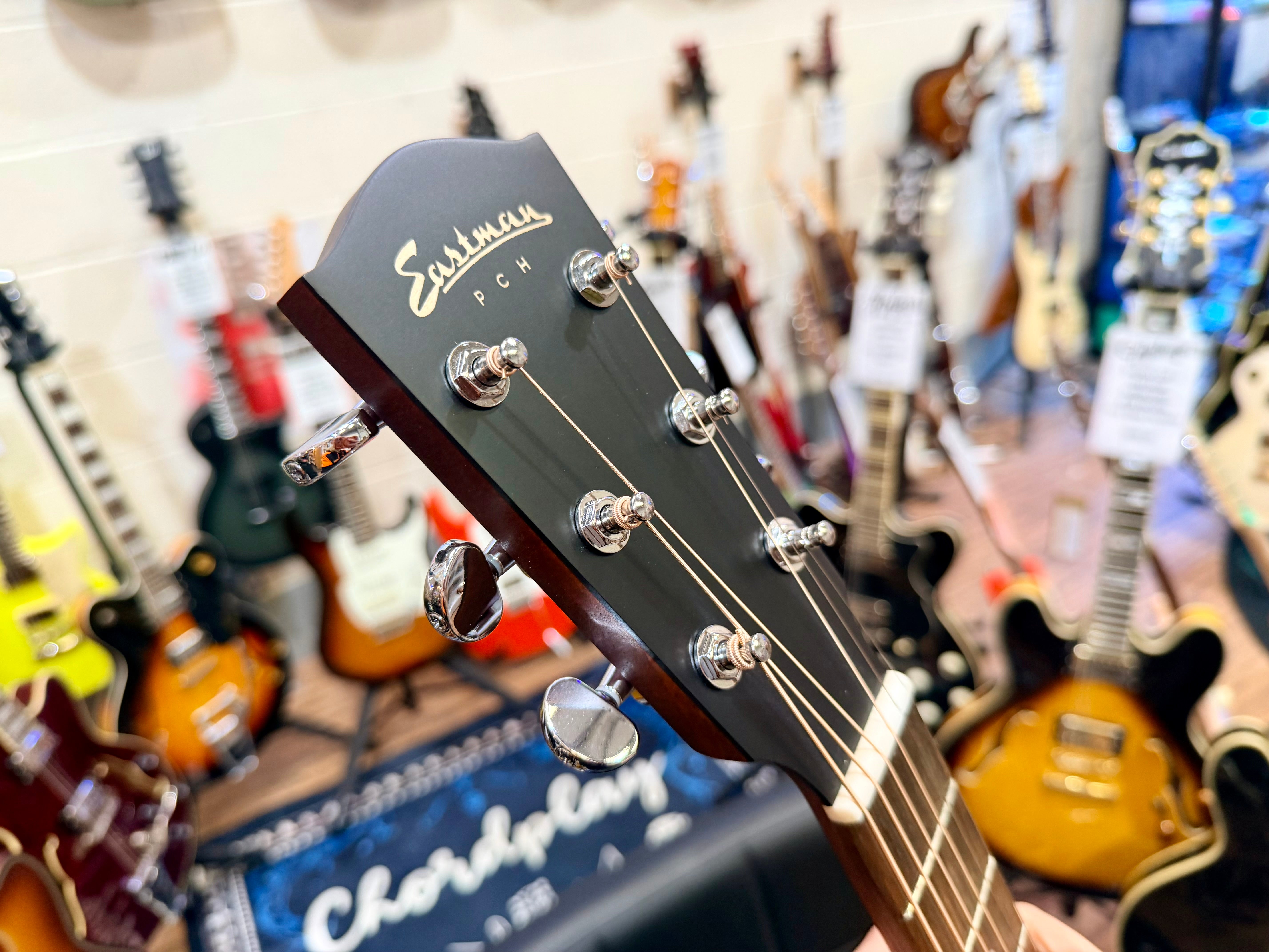 🔥MINT 2024🔥 Eastman PCH1-OM Acoustic Guitar~ Natural~ Solid Top~ Gig Bag!