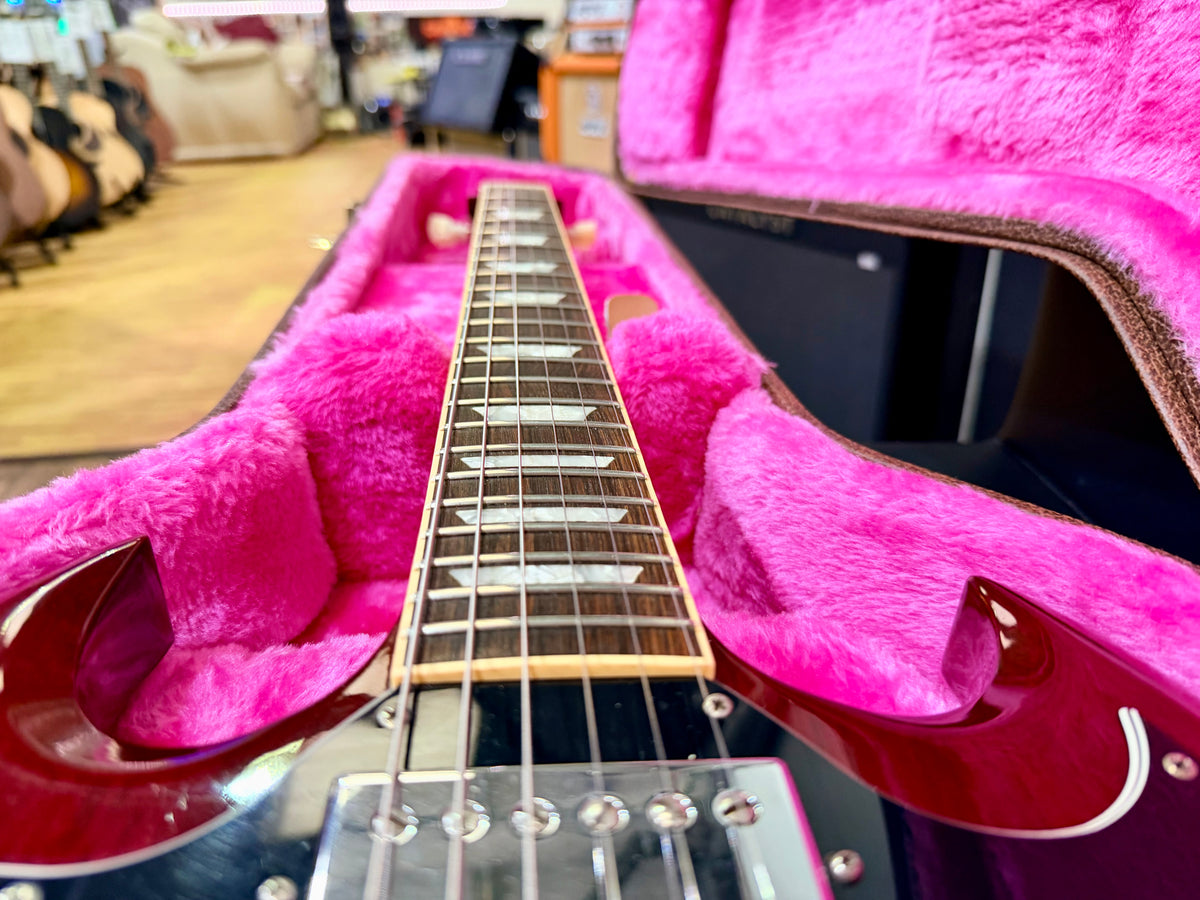 🔥 1998 Gibson USA SG Standard In Heritage Cherry with Lyre Vibrola + Case 🔥