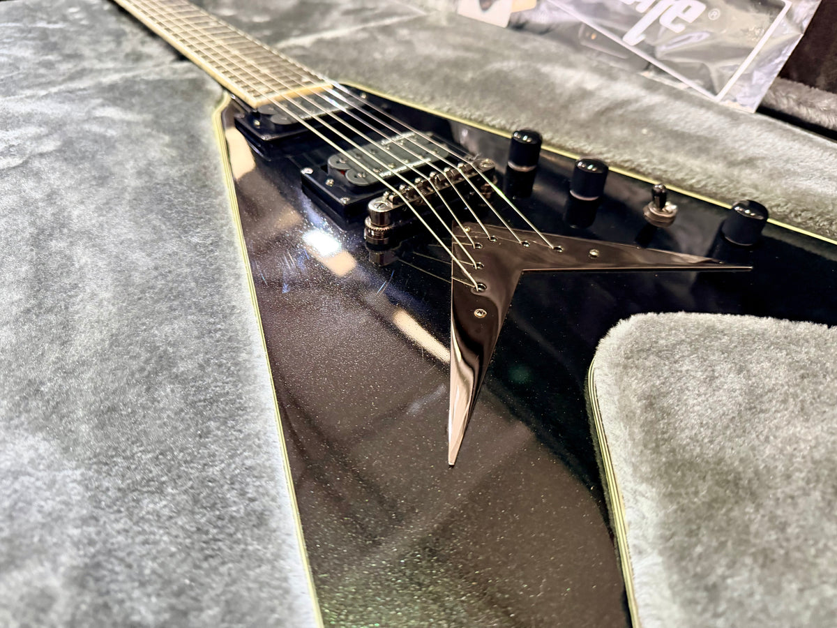 Epiphone Dave Mustaine Flying V Custom Black Metallic~ Seymour Duncan Signature