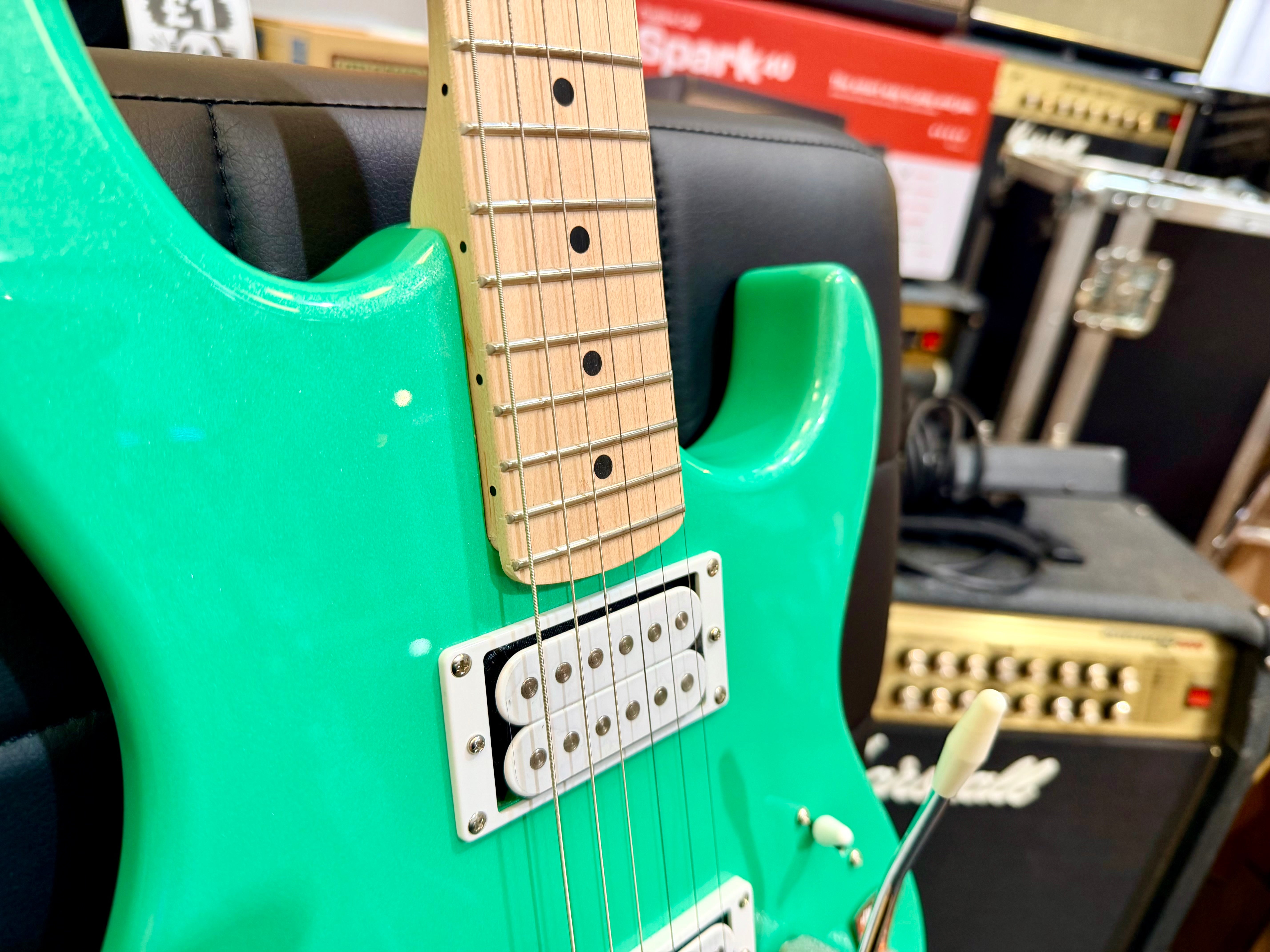 🌟 Cort G250 Spectrum Metallic Green Electric Guitar~ Coil Tap/Locking Tuners 🌟