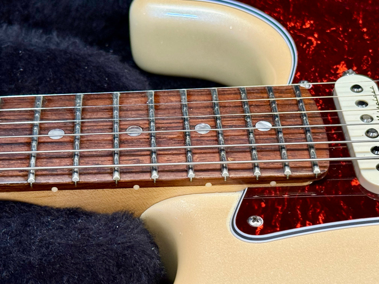 🌟2010🌟 Fender American Deluxe Stratocaster~ Olympic Pearl~ Noiseless~ Gilmour!