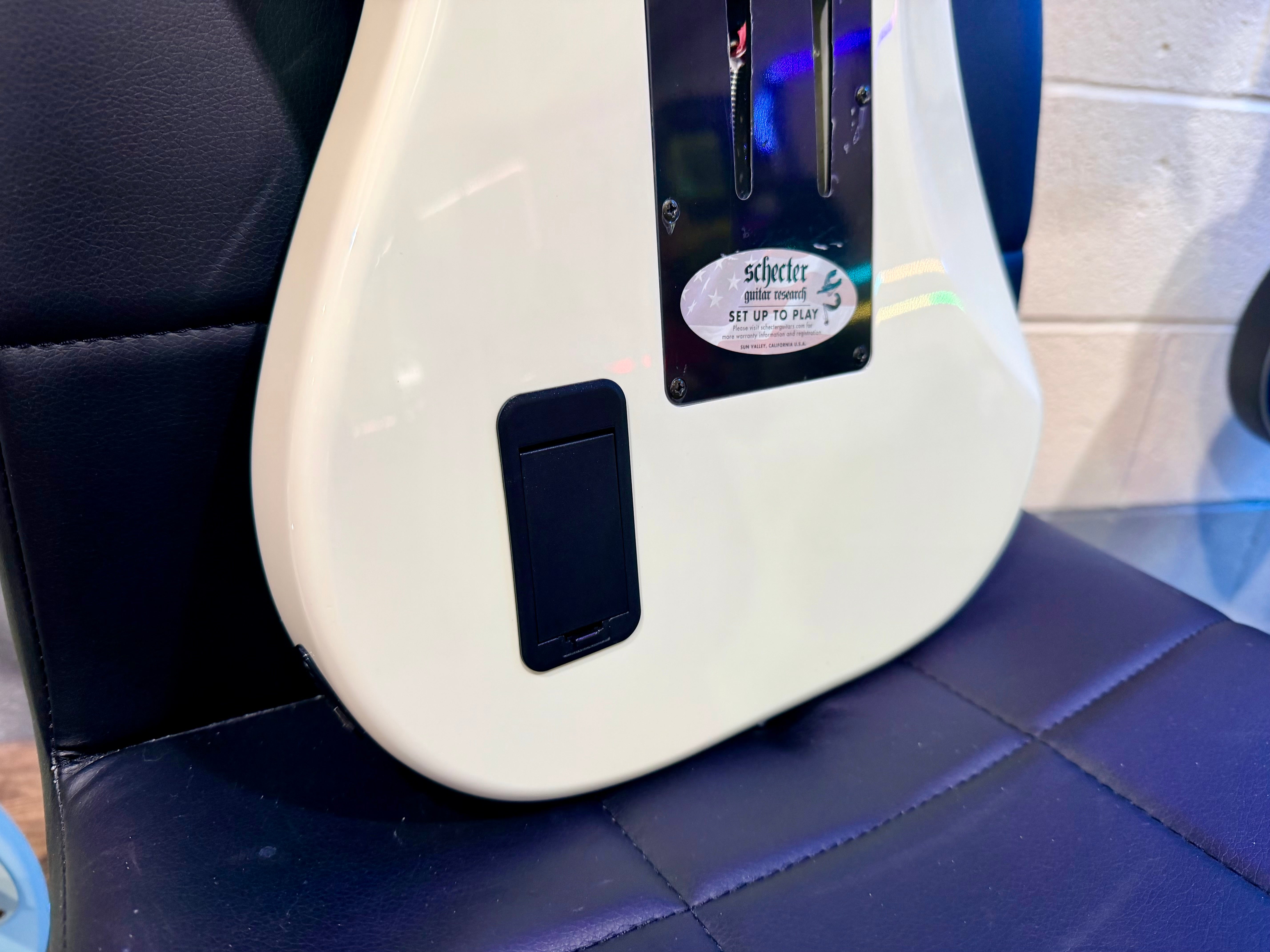 🔥2017🔥 Schecter Sun Valley Super Shredder FR~ Gloss White~ Floyd Rose!