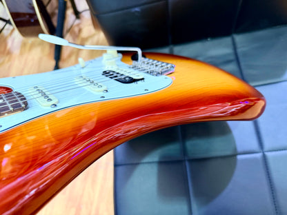 🇺🇸 2015 Fender American Standard Stratocaster HSS Shawbucker~ Sienna Sunburst!
