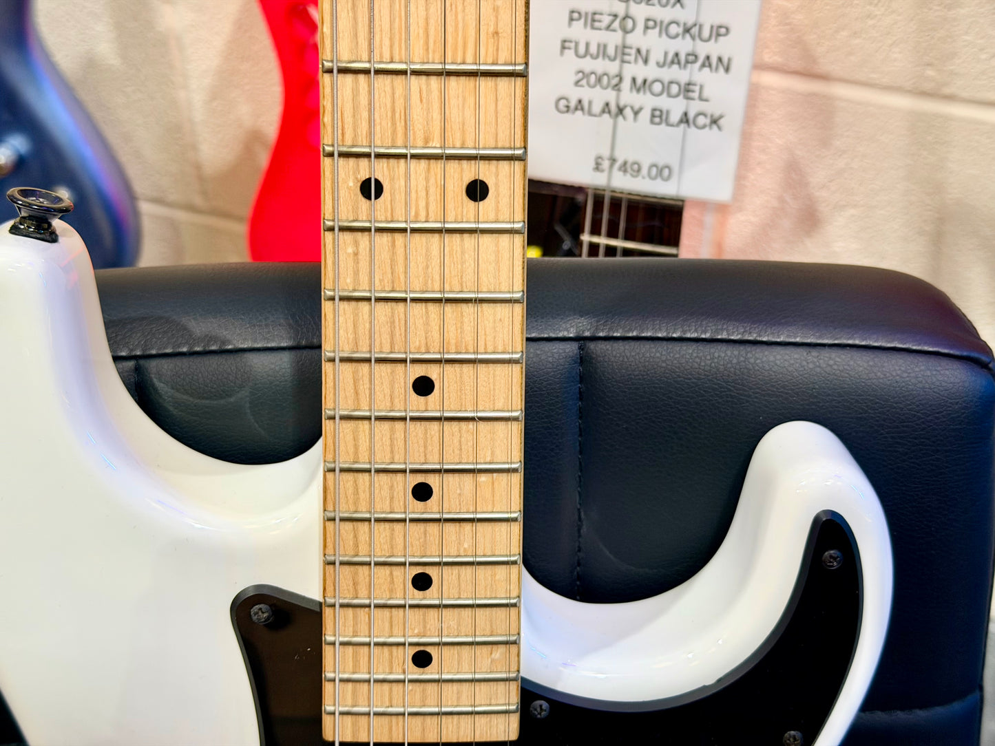 🔥2023🔥 Jackson Adrian Smith SDXM~ Maple~ Snow White~ Iron Maiden Signature!