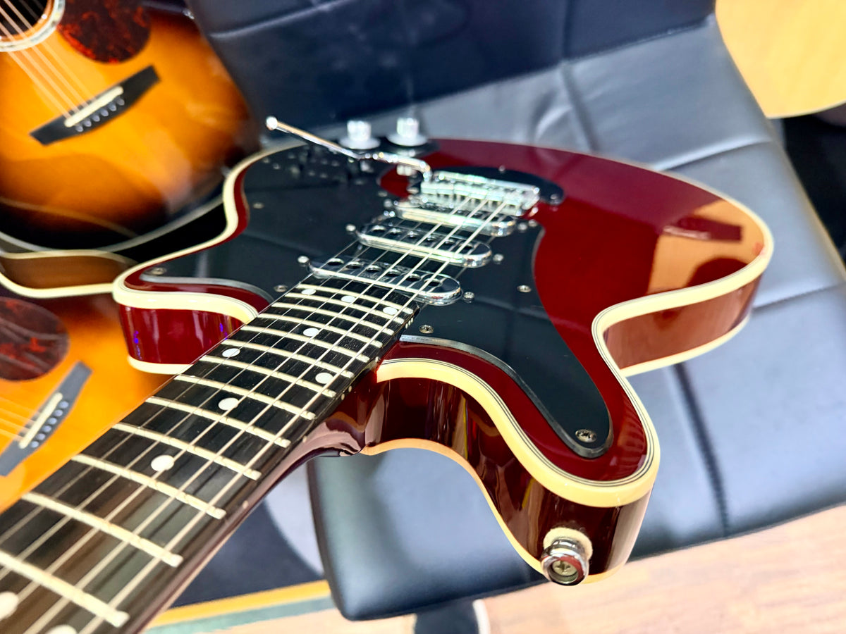 ⚡️2003⚡️ Burns London Brian May Signature Red Special~ Cherry Red Korean Made!