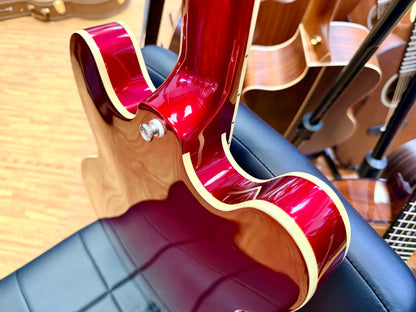 ✨2023✨ Epiphone Riviera Semi-Hollow Sparkling Burgundy~ Frequensator~ Hard Case