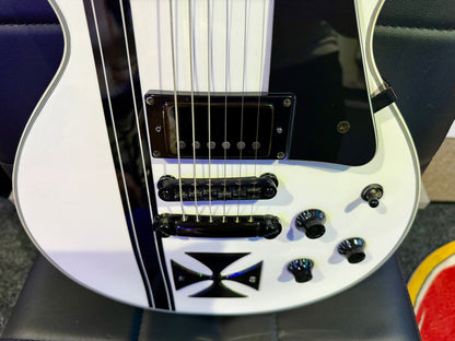🔥MINT🔥 ESP LTD James Hetfield Iron Cross Signature~ Metallica~ Snow White~2018