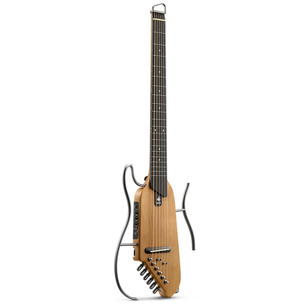 🌟NEW🌟 Donner HUSH-I Electro Acoustic Silent Travel Headless Guitar~ Maple!