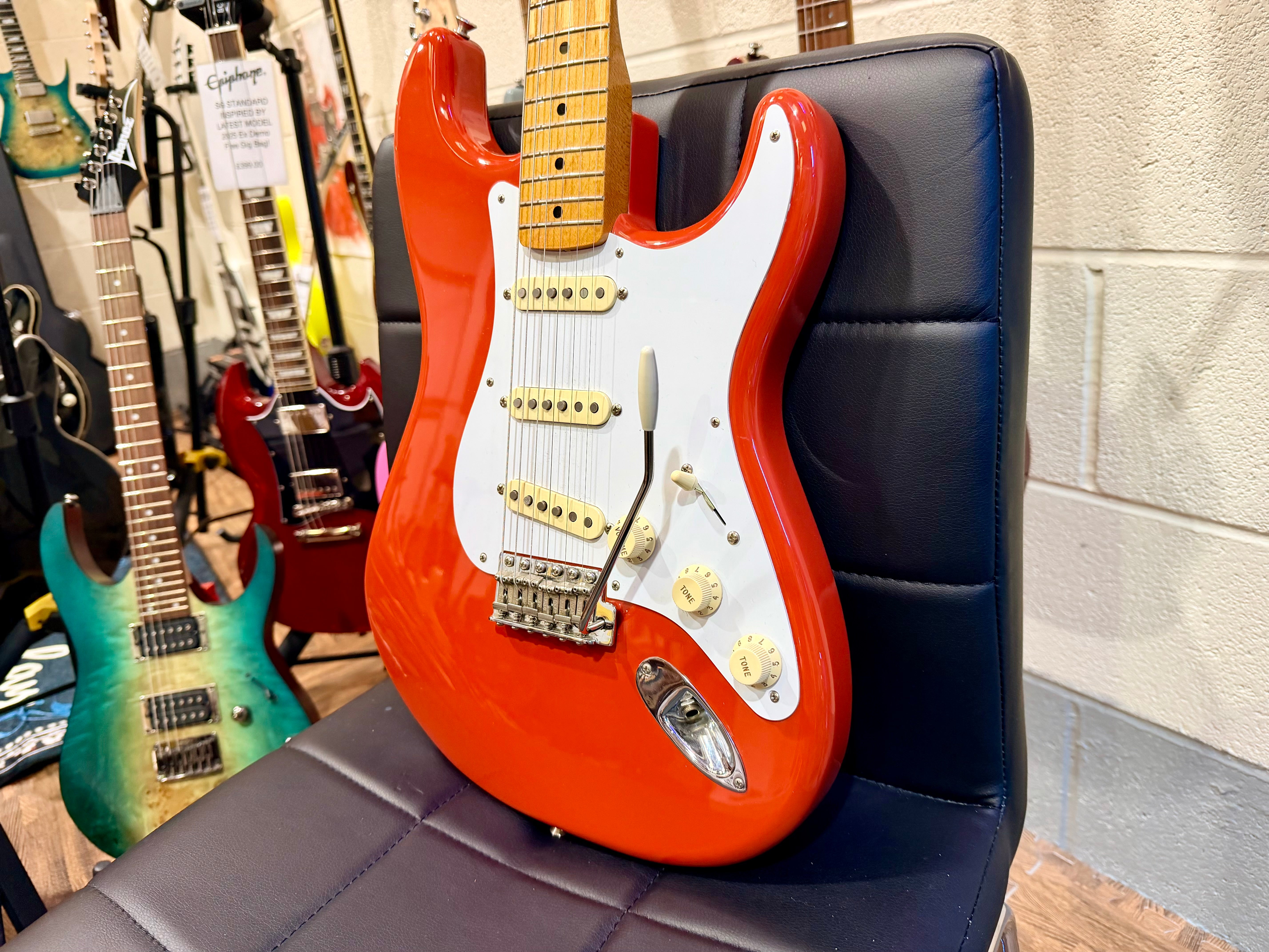 🌟2016🌟 Fender Classic Series 50s Stratocaster~Fiesta Red~Custom Shop Designed!