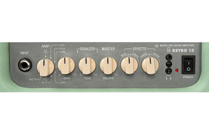 🔥NEW🔥 Vintage Retro 15w Guitar Amplifier with DSP ~ Vintage White