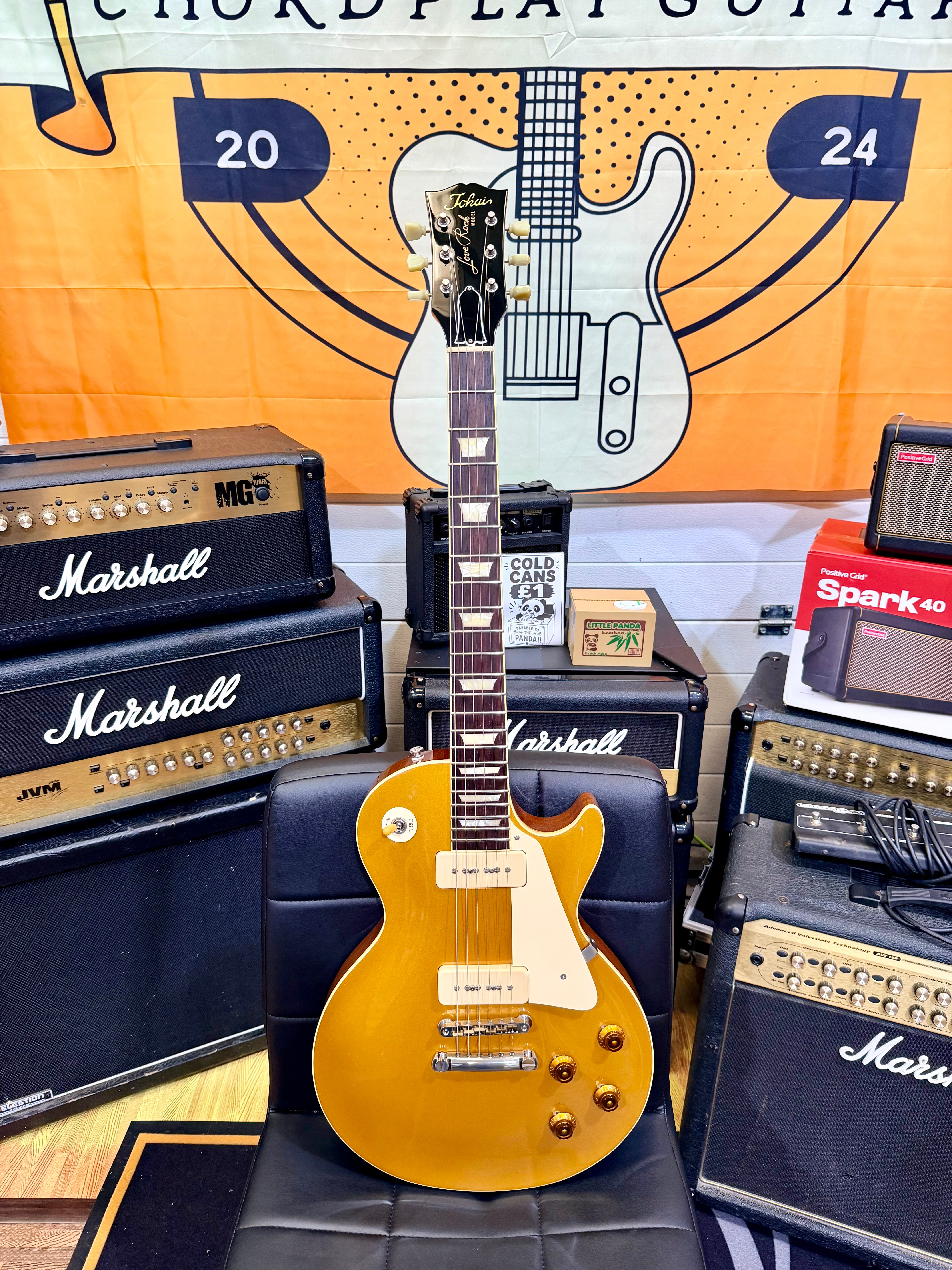 2022 Tokai LS220S GT Goldtop P90 Made in Japan ort! – Chordplay