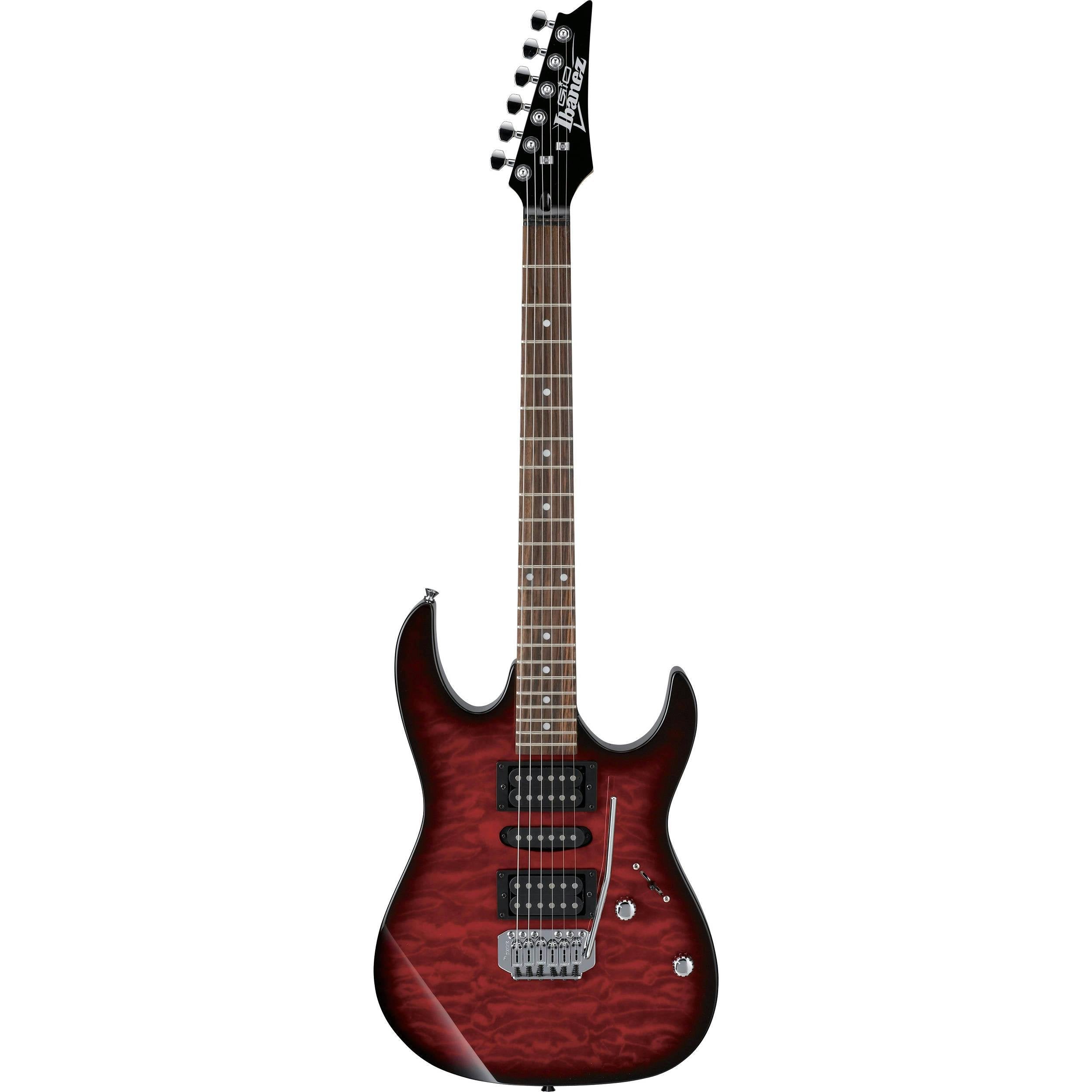 🎁 ELECTRIC GUITAR STARTER PACK 🎁 Ibanez Gio GRX70QA~ Trans Red + Laney Amp, Bag, Tuner