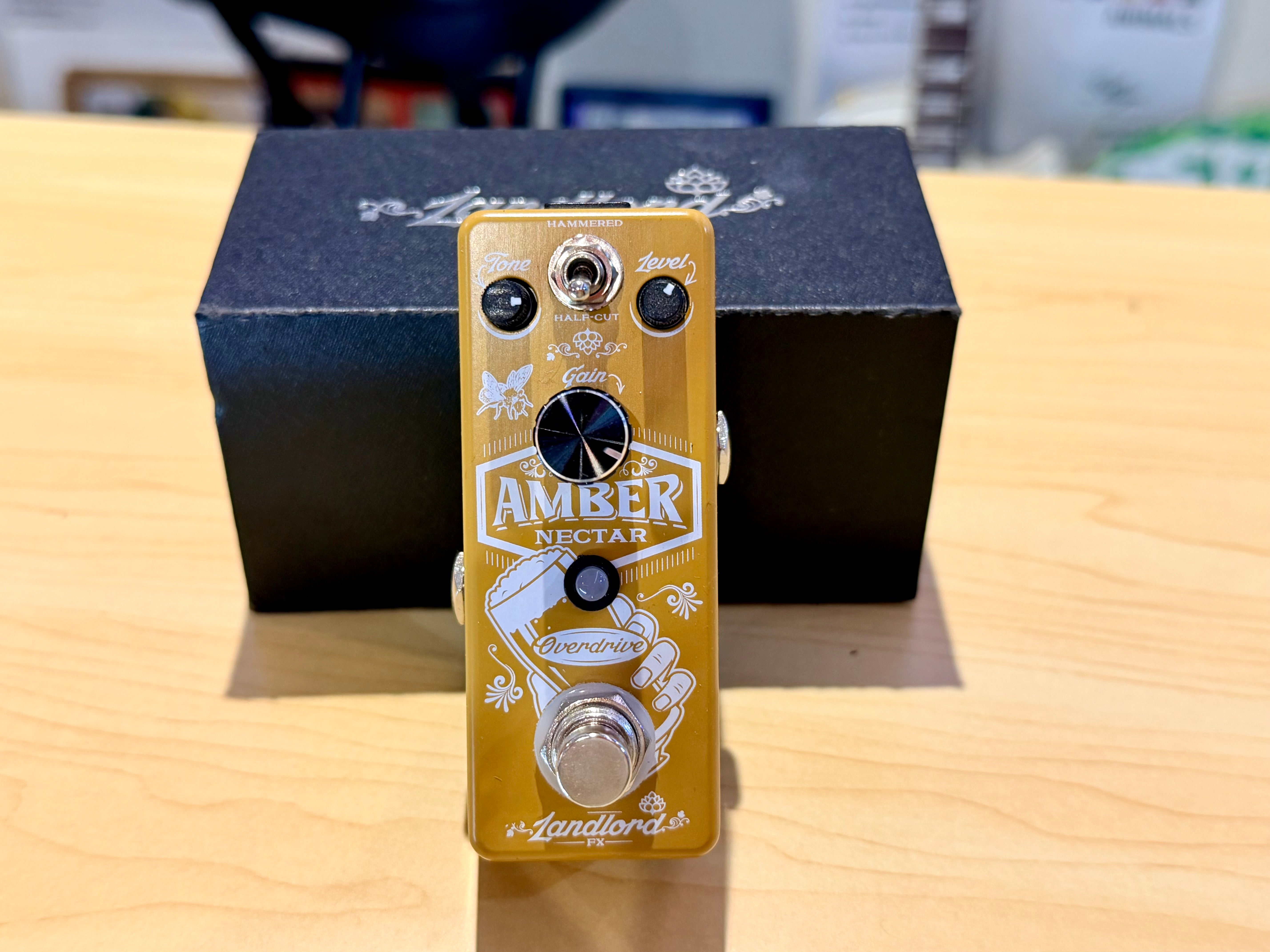 🎸 Landlord FX Amber Nectar Overdrive Guitar Effects Pedal~ boxed 🎸