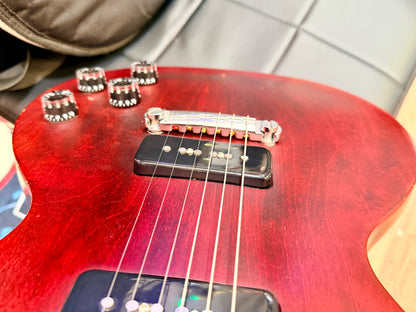 🔥2014🔥 Gibson Les Paul Melody Maker 120th Anniversary~ Worn Cherry~ P90s + Bag