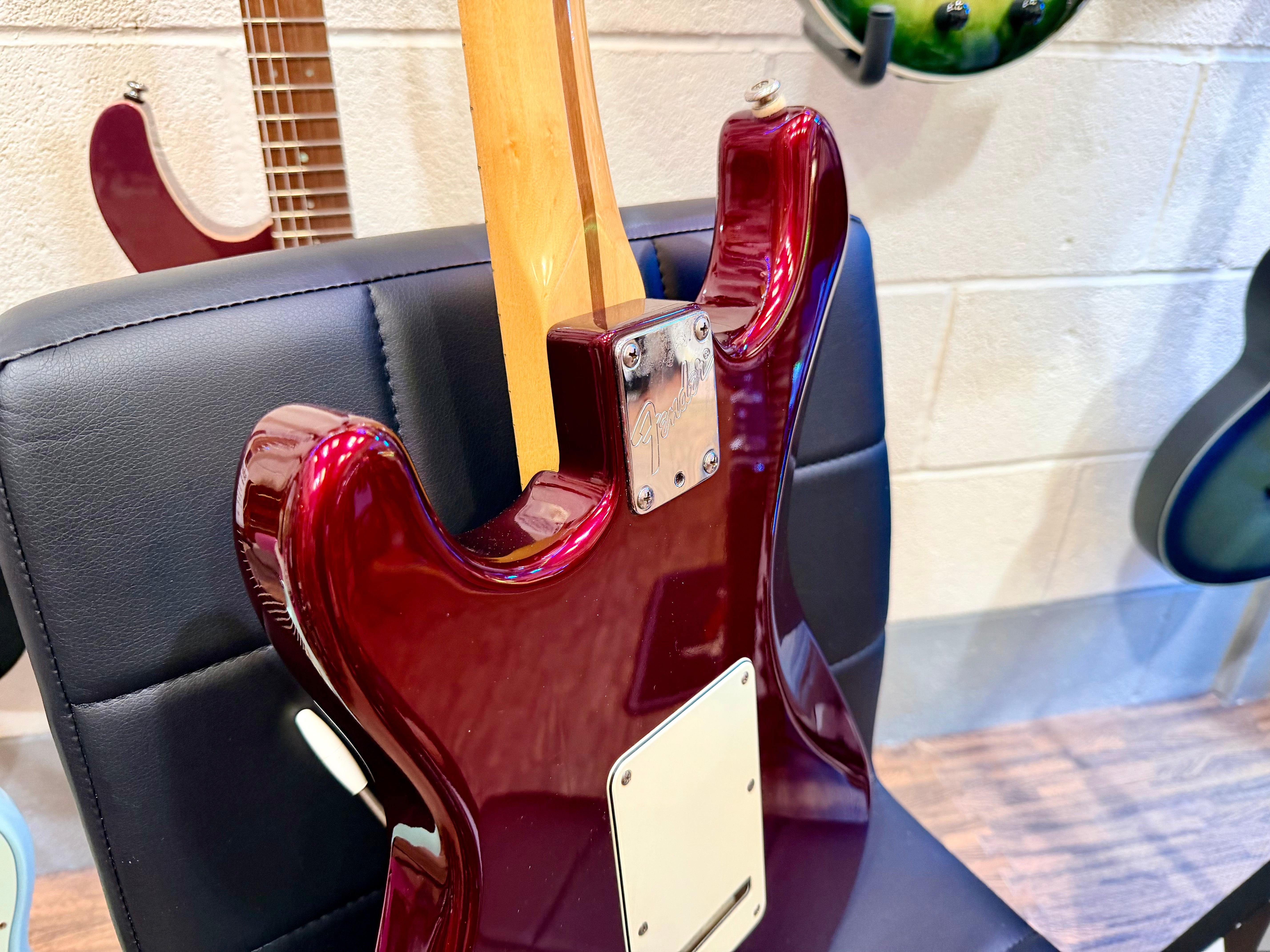 ✨1989 USA✨ Fender American Stratocaster Plus Deluxe~ Midnight Wine~ Lace Sensor