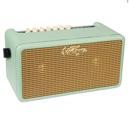 🔥NEW🔥Vintage Retro 25w Guitar Amplifier with DSP + Drum Machine~ Mint Green