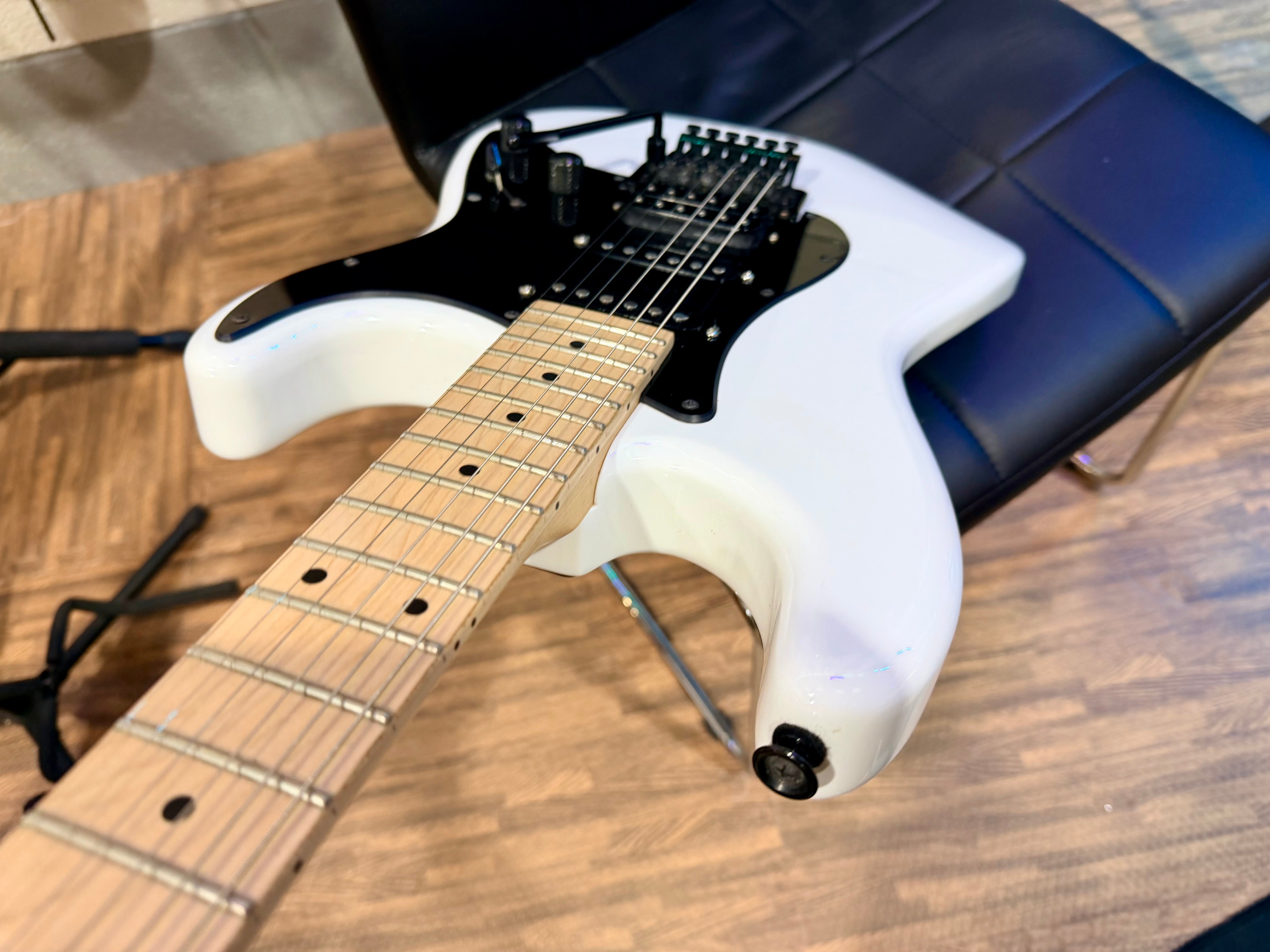 🔥2022🔥 Jackson Adrian Smith SDXM~ Maple~ Snow White~ Iron Maiden Signature!