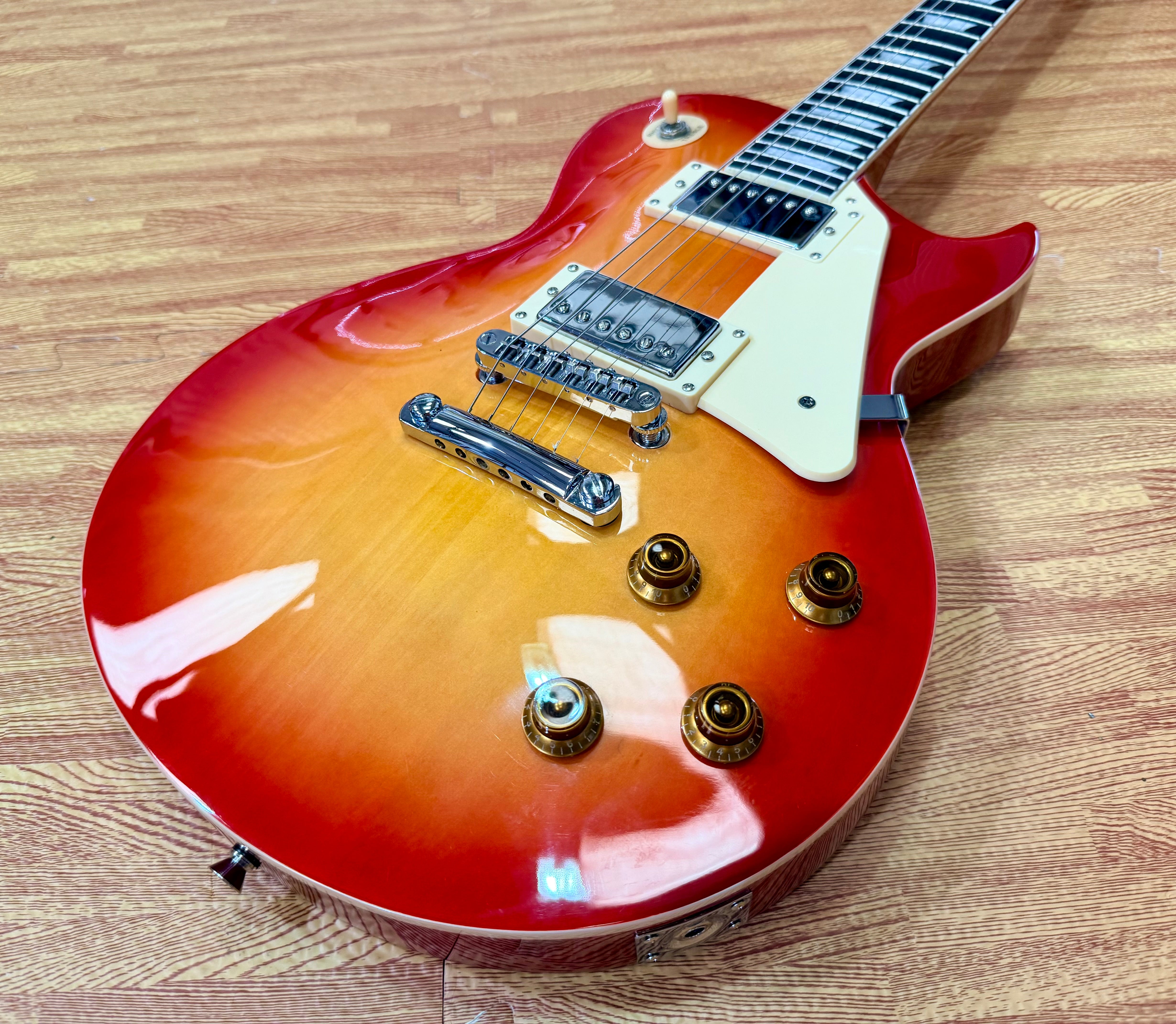 ☀️BUNDLE OFFER☀️ Harley Benton SC-450 CB Classic Series~ Cherry Burst LP Style!