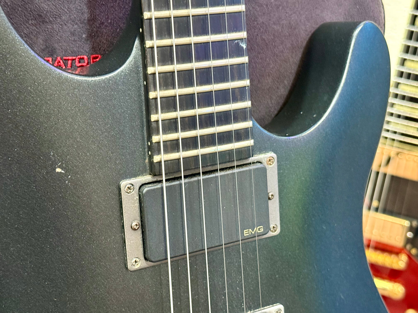 🔥RARE🔥 Cort EVL K6 Satin Black~ Korean Made 2006 Model~ Active EMG P’ups!