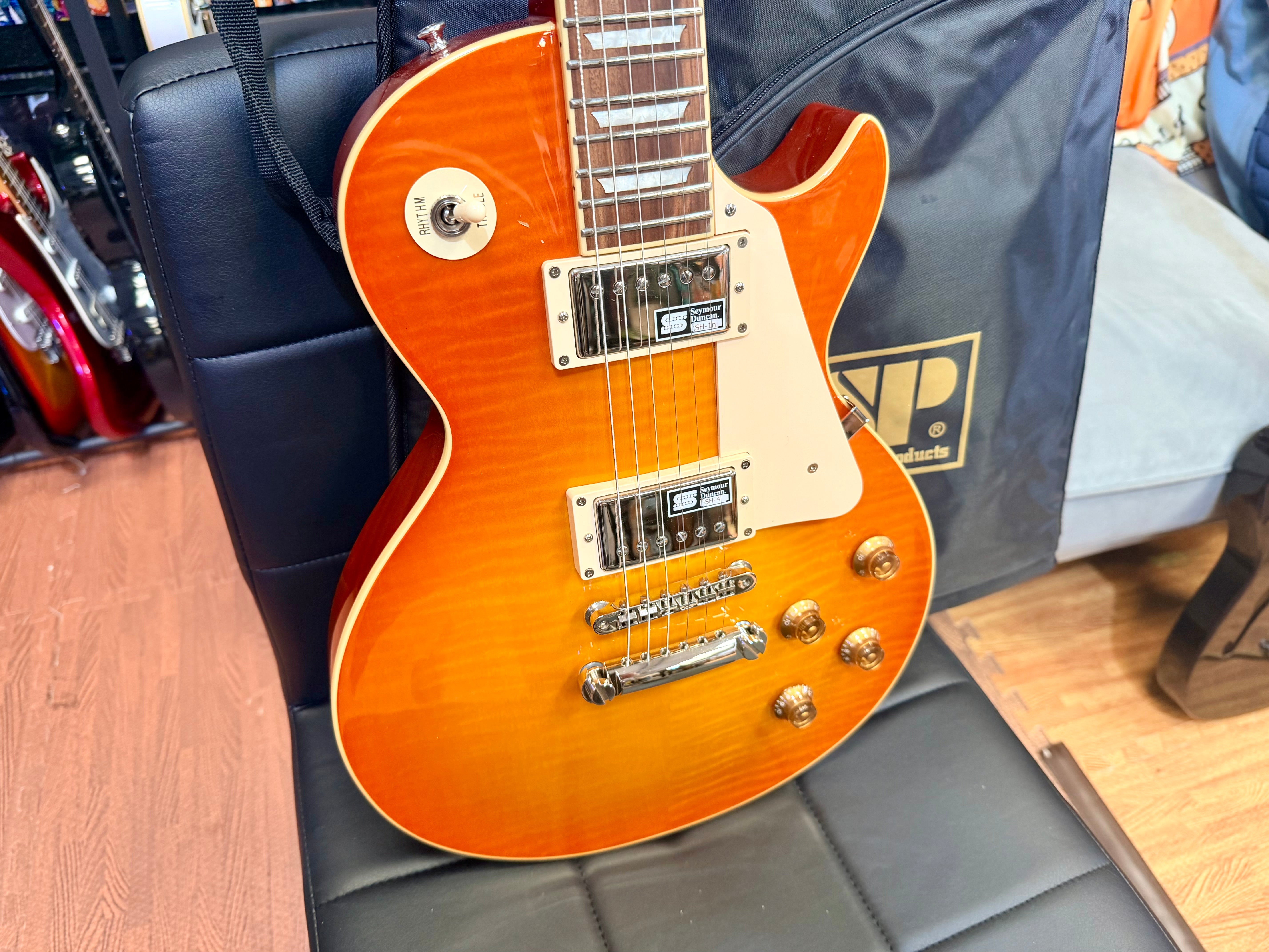 🇯🇵JAPAN🇯🇵 Edwards E-LP-125SD Honey Burst MIJ 2020~ Les Paul~ Seymour Duncan!