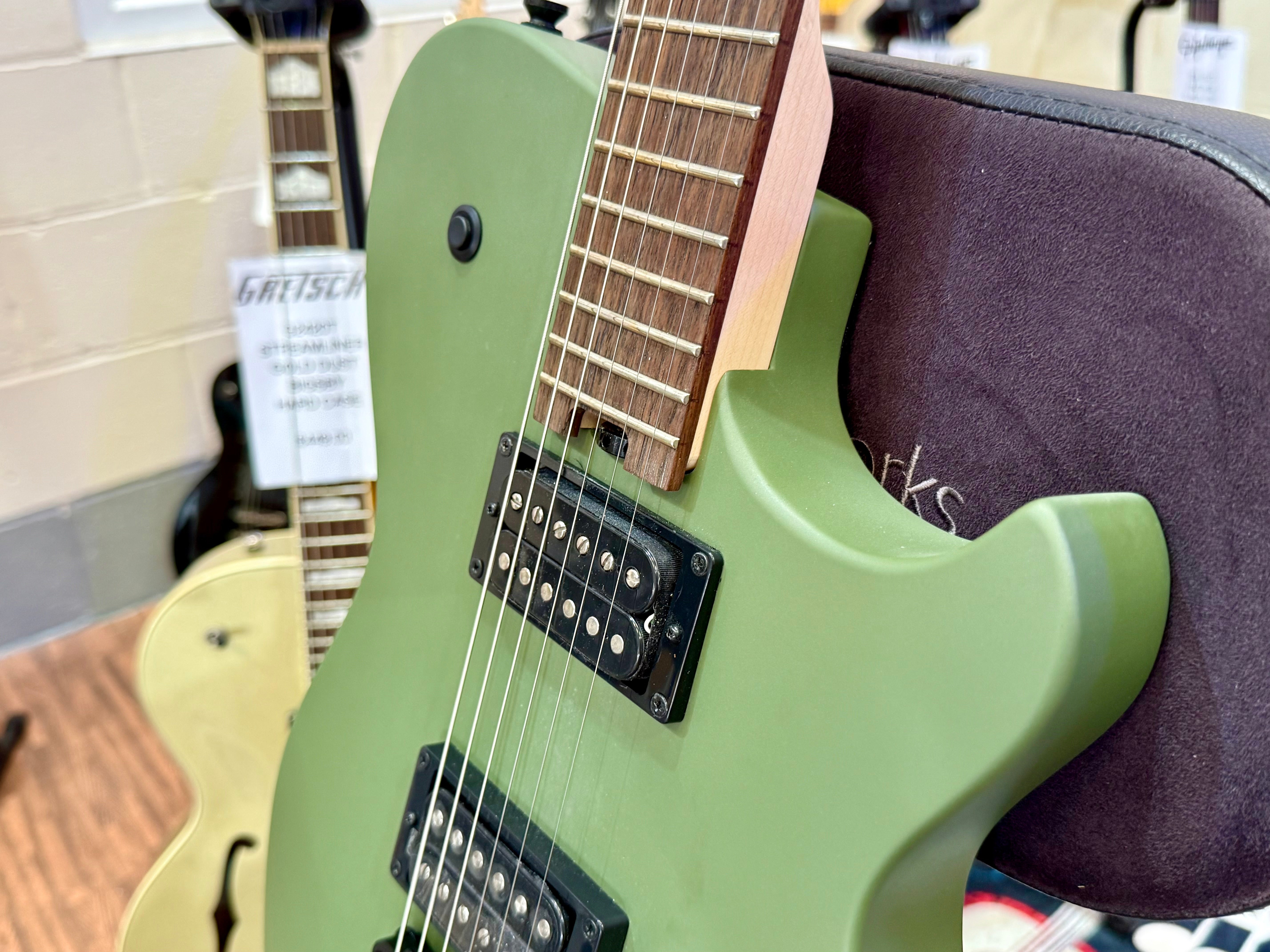🔥2025 NEW RELEASE🔥 Manson Meta Series Matt Bellamy MBM-2H~ Satin Olive Green!