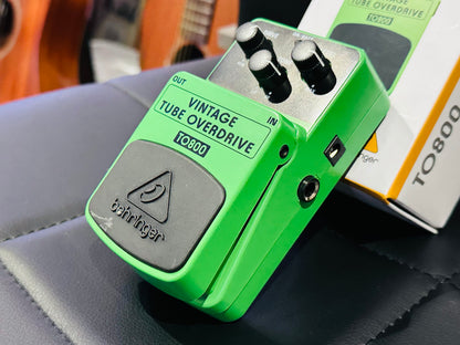 🎸 Behringer TO800 Vintage Tube Overdrive Guitar Effects Pedal~ BOXED 🎸