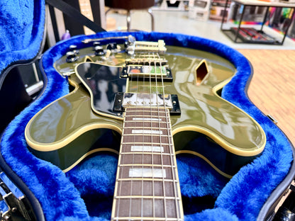 ⚡️2023⚡️ Epiphone Shinichi Ubukata ES-355 Olive Drab~ Inspired By Gibson Custom!