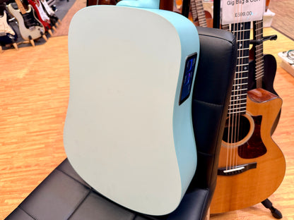 ✨EX-DEMO✨ Blue Lava Touch Smart Guitar Aqua/Mint Green~ 36” Electro-Acoustic!