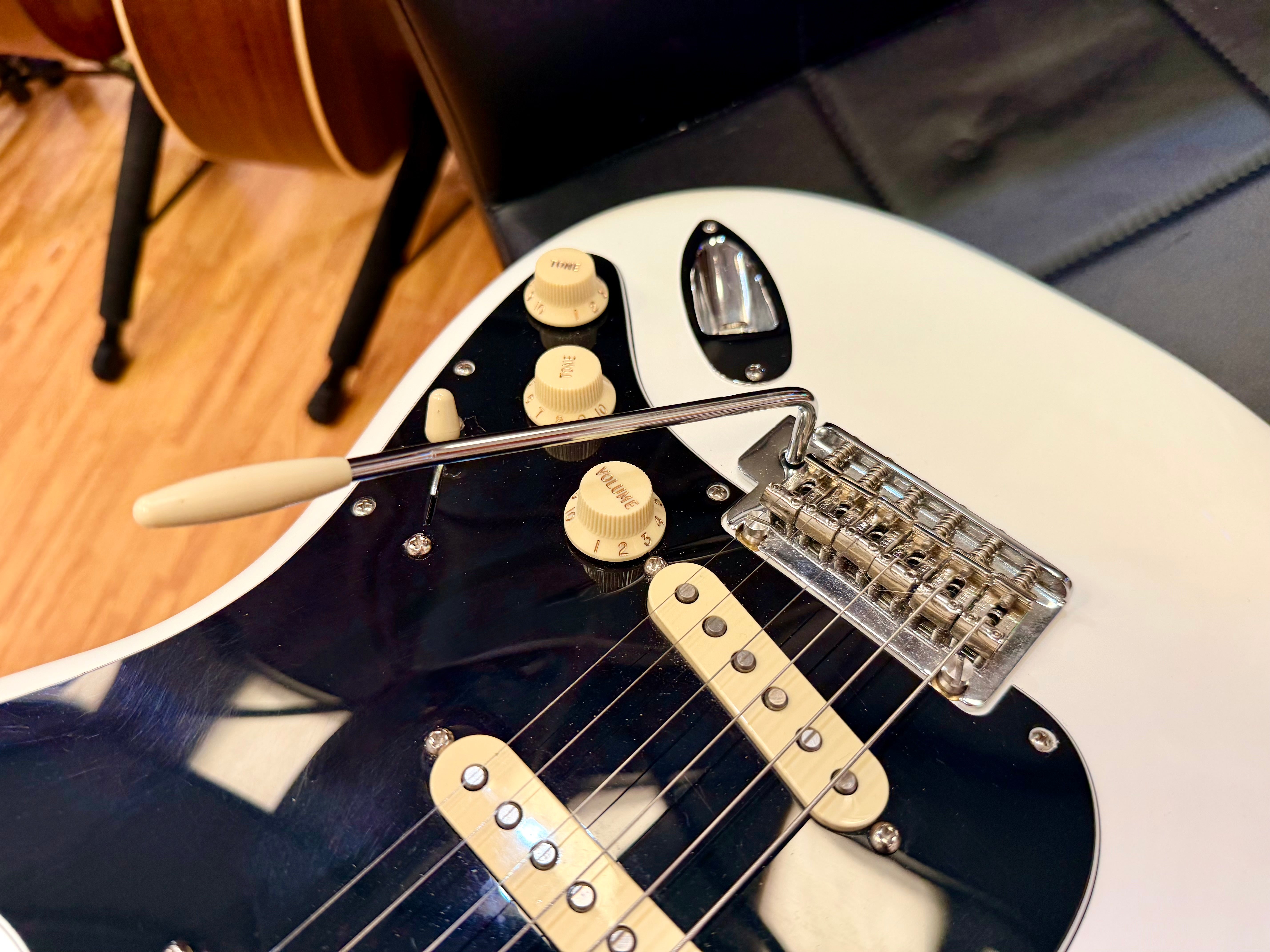 ⚡️2024⚡️ Fender Player II Stratocaster~ Polar White Electric Guitar~ Rosewood RW