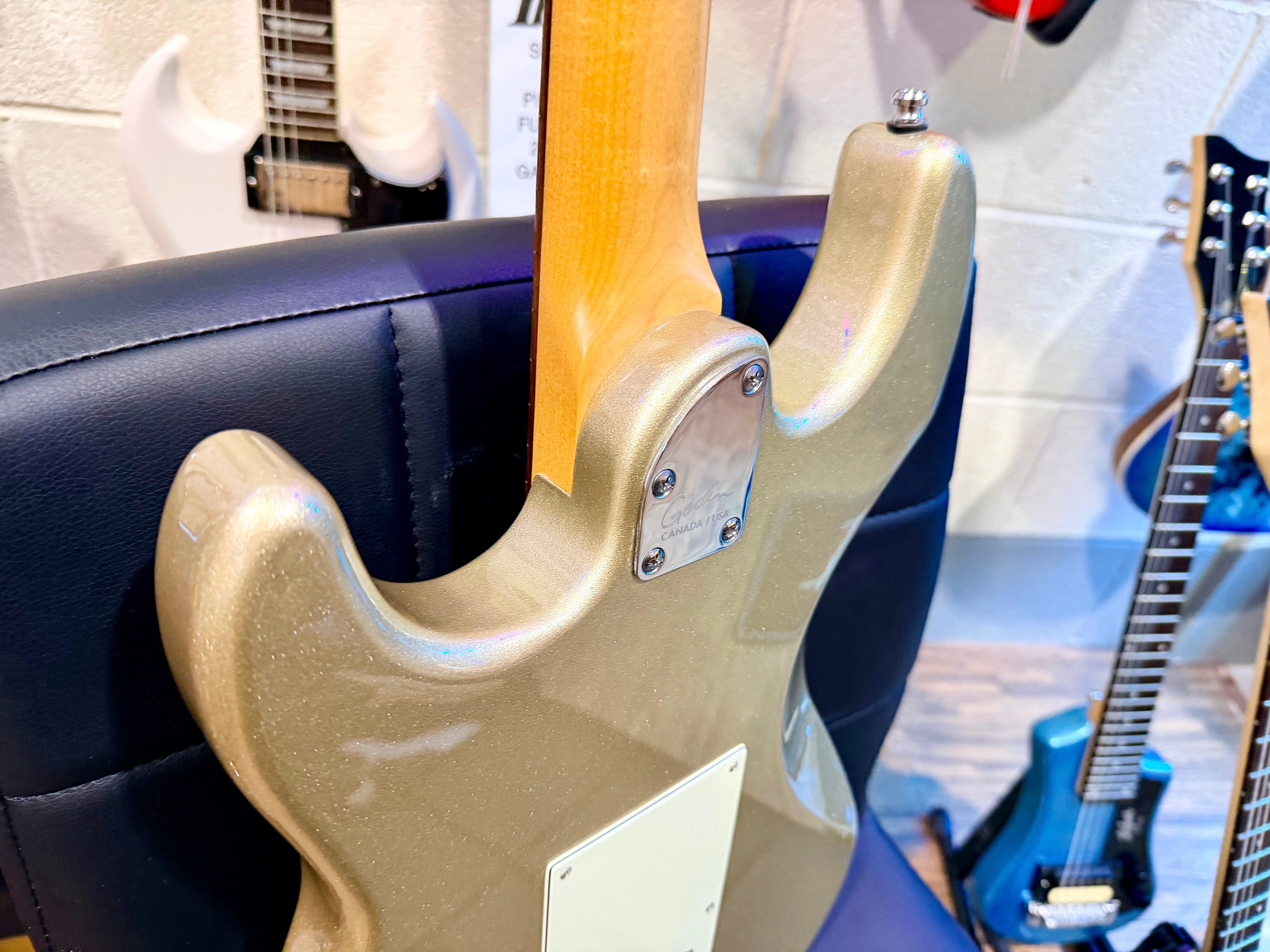 🌟MINT🌟 Godin Session RW LTD~ Silver Gold HG~ Seymour Duncan HSS + Gig Bag!