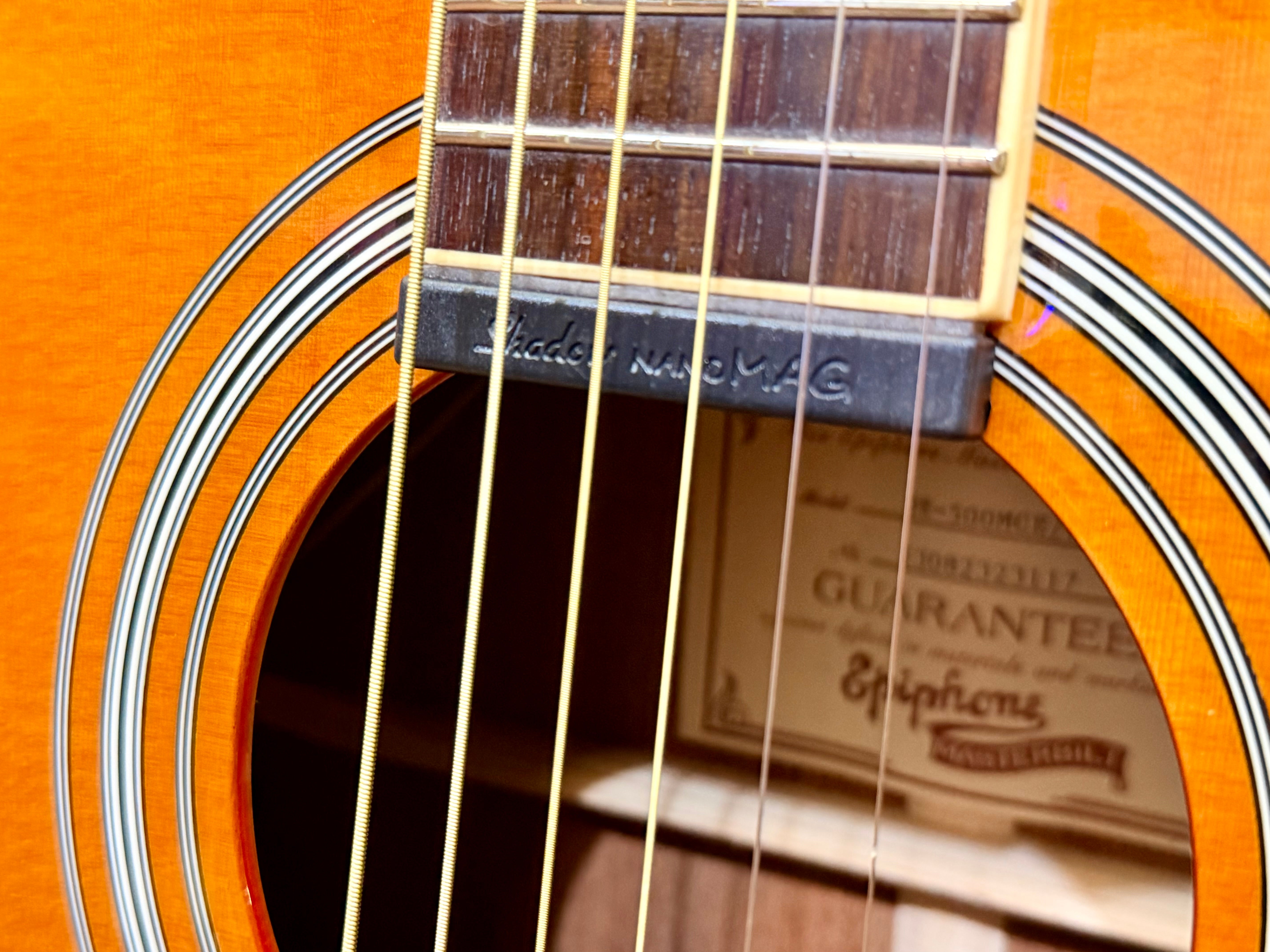 🌟2013🌟 Epiphone Masterbilt DR-500MCE Electro Acoustic Guitar All Solid~ Natural