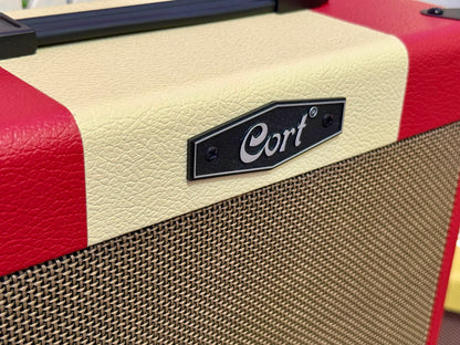 🎸NEW FOR 2025🎸 Cort CM15-R Red Combo Practice Amplifier~ Guitar Amp 15w