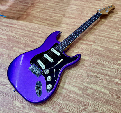 Jet Guitars JS-300~ Metallic Plum~ Rosewood Fingerboard~ Roasted Maple Neck