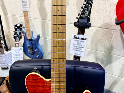 🔥QUILTED FLAME🔥 Sterling By Music Man Sub Axis AX3~ Seymour Duncan Pickup!