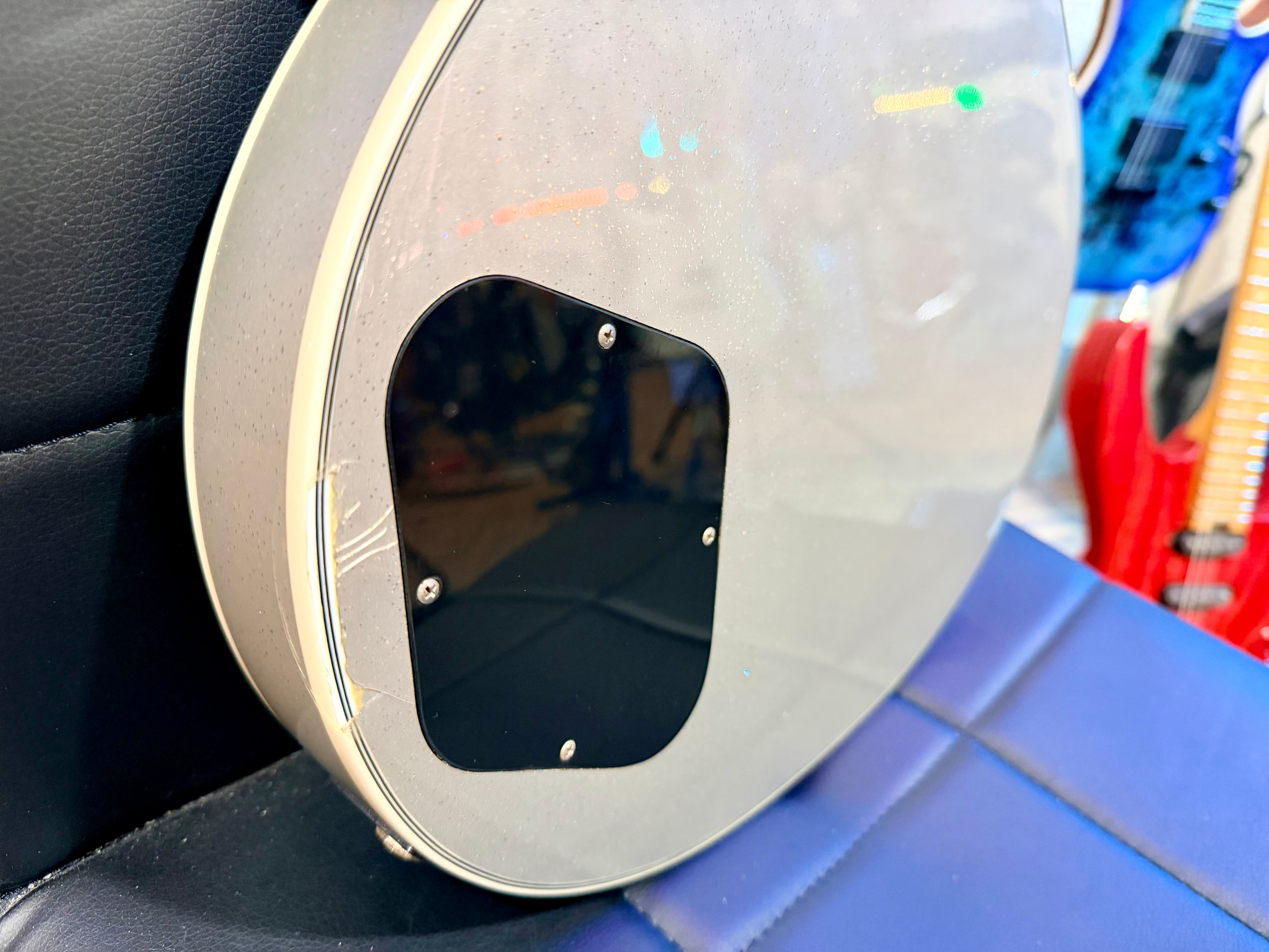 🌟RARE 2019🌟 Burny RLC-60 Les Paul Custom~ HHH Silver Sparkle~ By Fernandes!