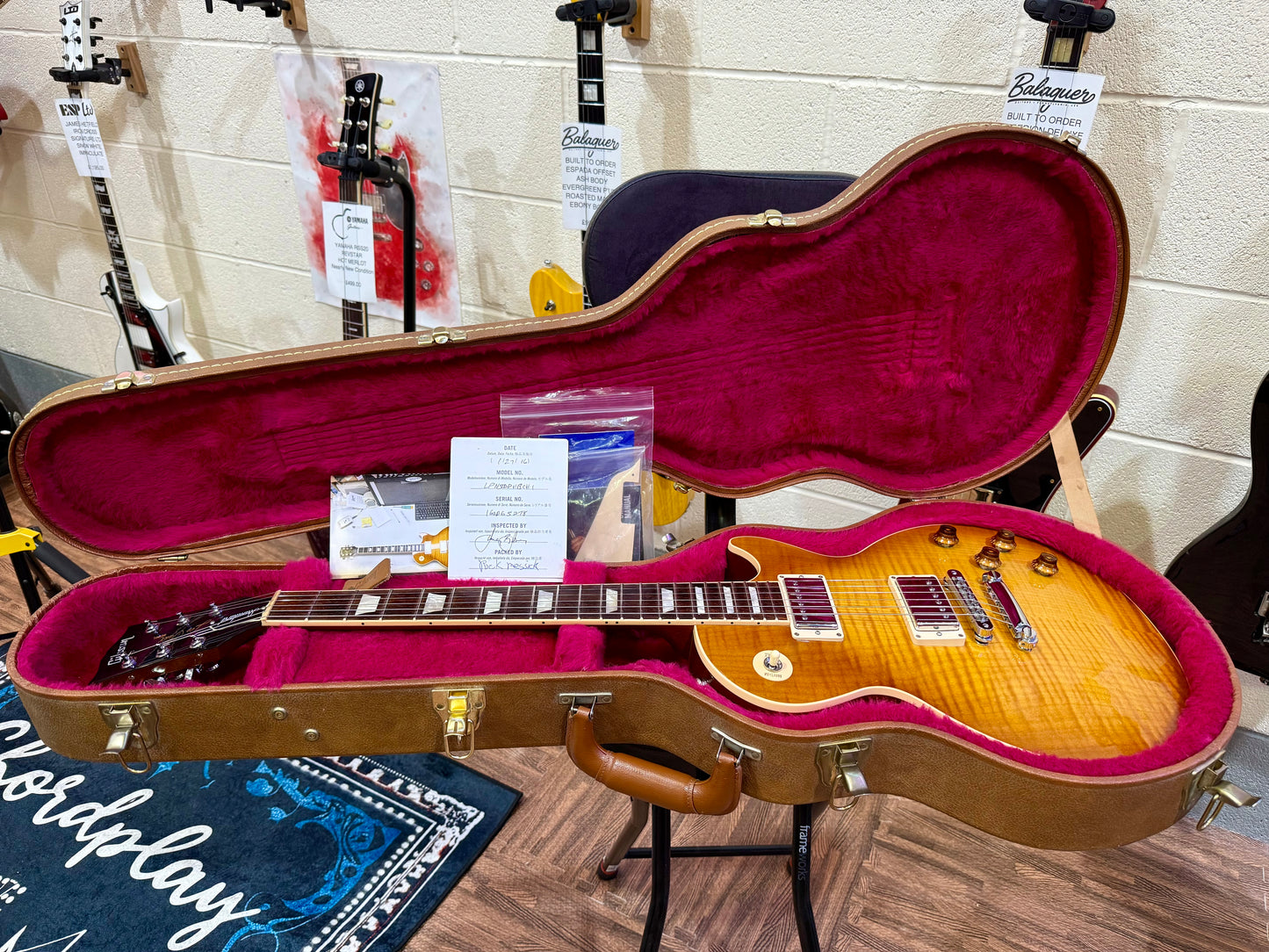🔥2016 USA🔥 Gibson Les Paul Standard Honeyburst~ AAA Flame~ Hard Case & Candy!