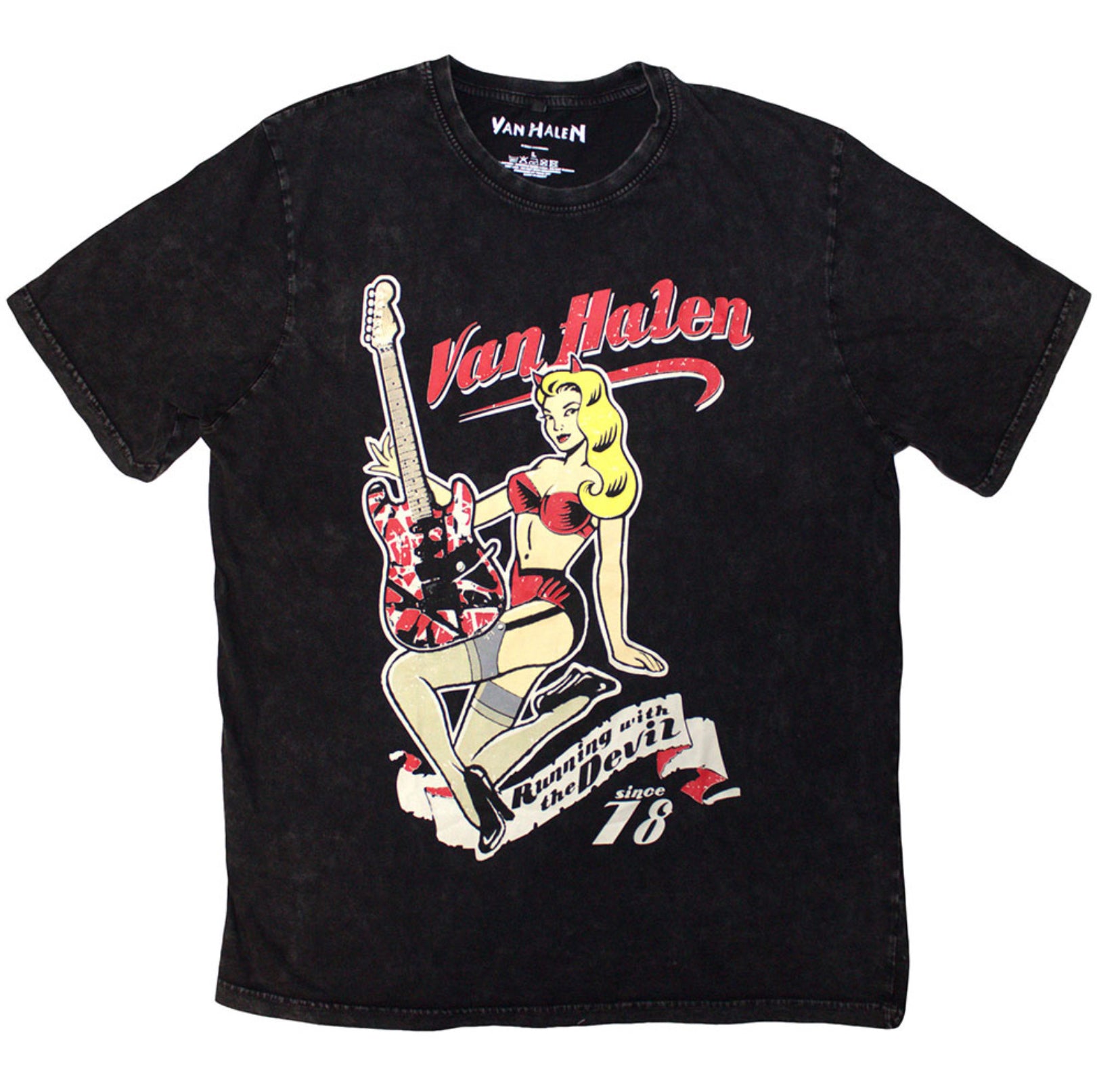 Van Halen Running With The Devil Unisex T-Shirt~ Official Licensed Unisex Band Merchandise FREE POST