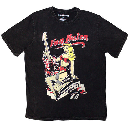 Van Halen Running With The Devil Unisex T-Shirt~ Official Licensed Unisex Band Merchandise FREE POST