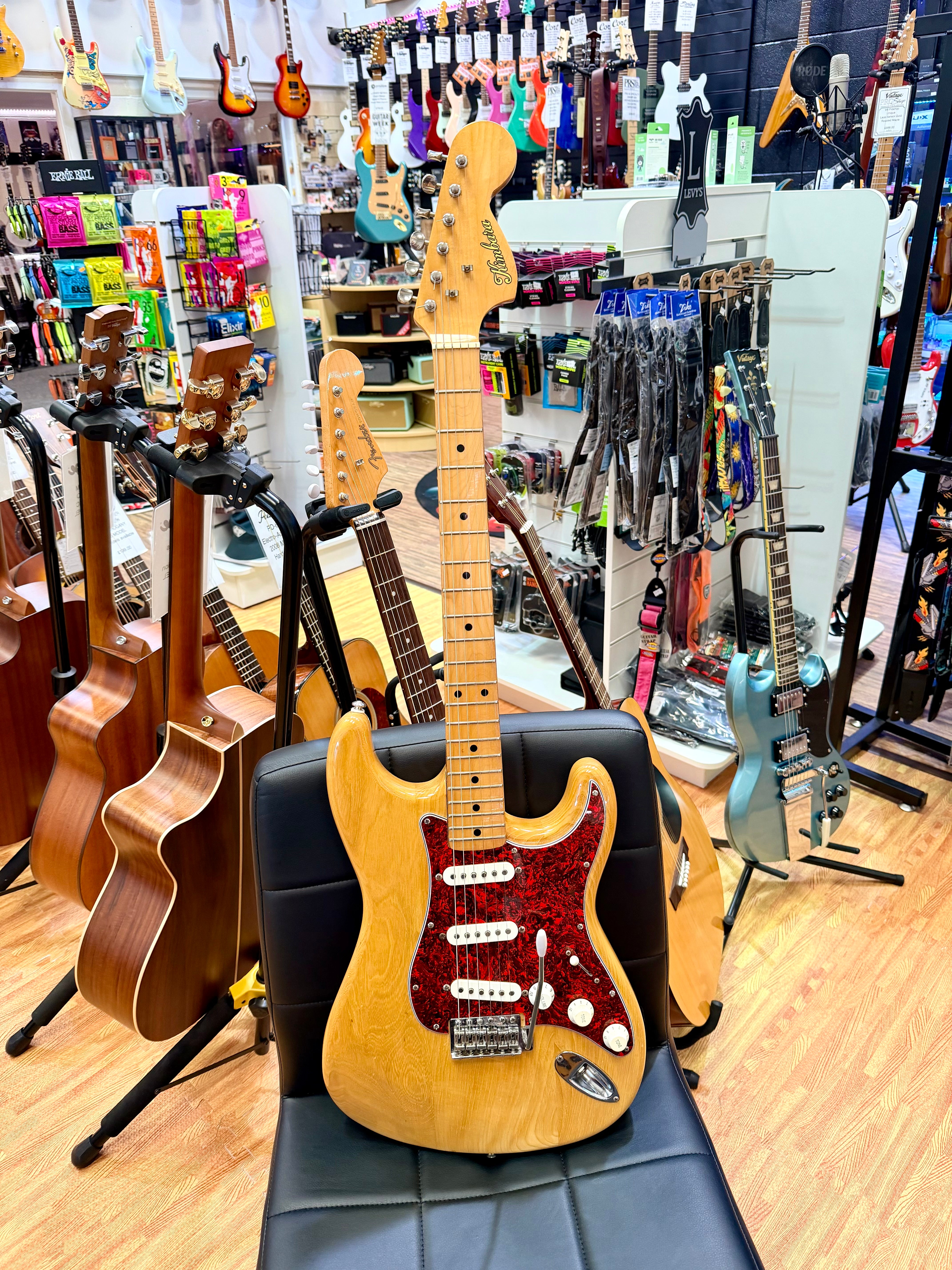 🇯🇵 70’s JAPAN 🇯🇵 Kimbara Stratocaster MIJ Natural Ash~ Late 1970s Matsumoku!