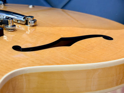 ✨MINT✨ Gibson ES-335 Figured Antique Natural~ Ex-Demo Semi-Hollow + Hard Case!