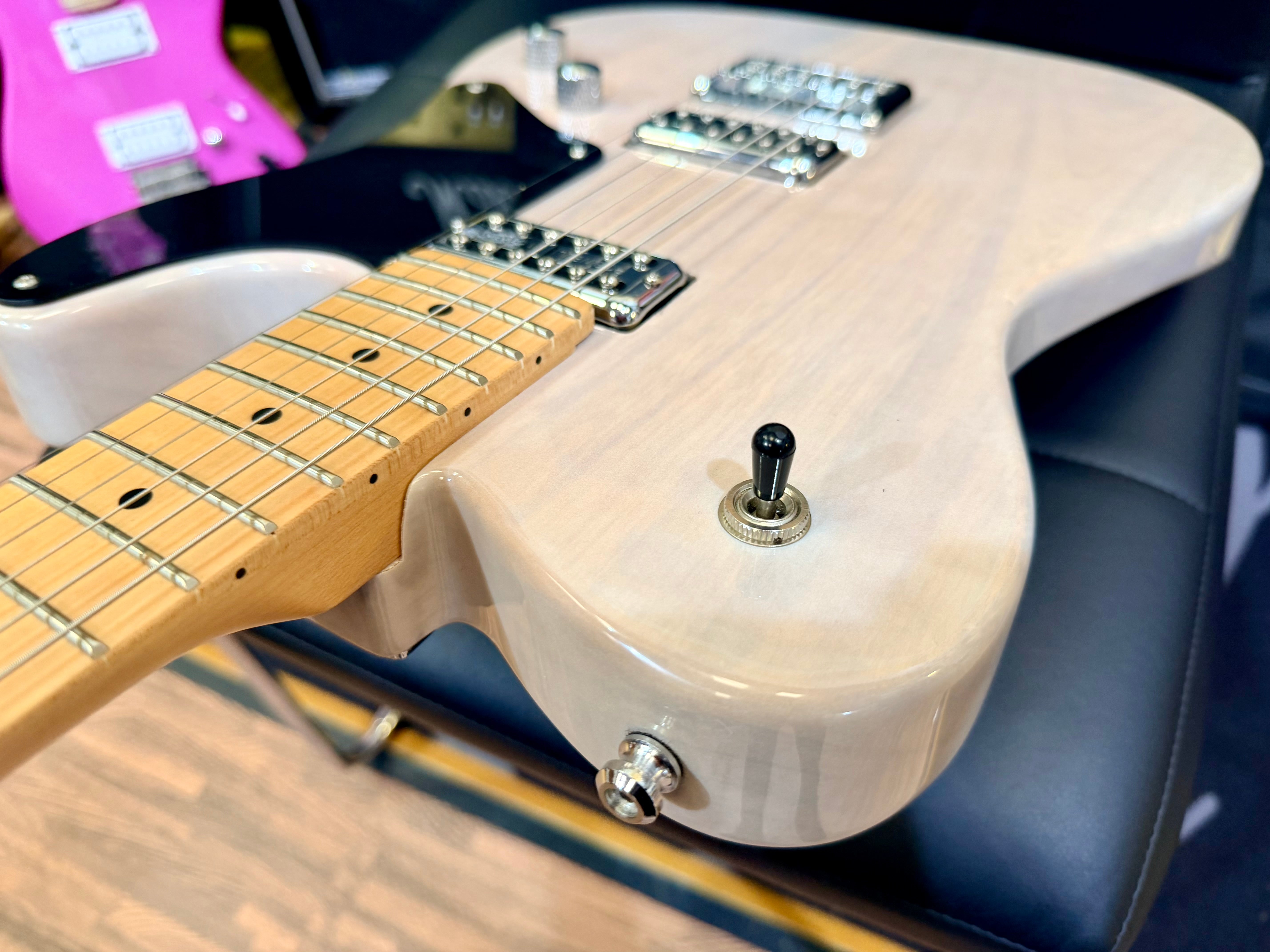 ✨ Harley Benton TE-90FLT VW Deluxe Series Vintage White~ Tele ‘Cabronita’ ✨