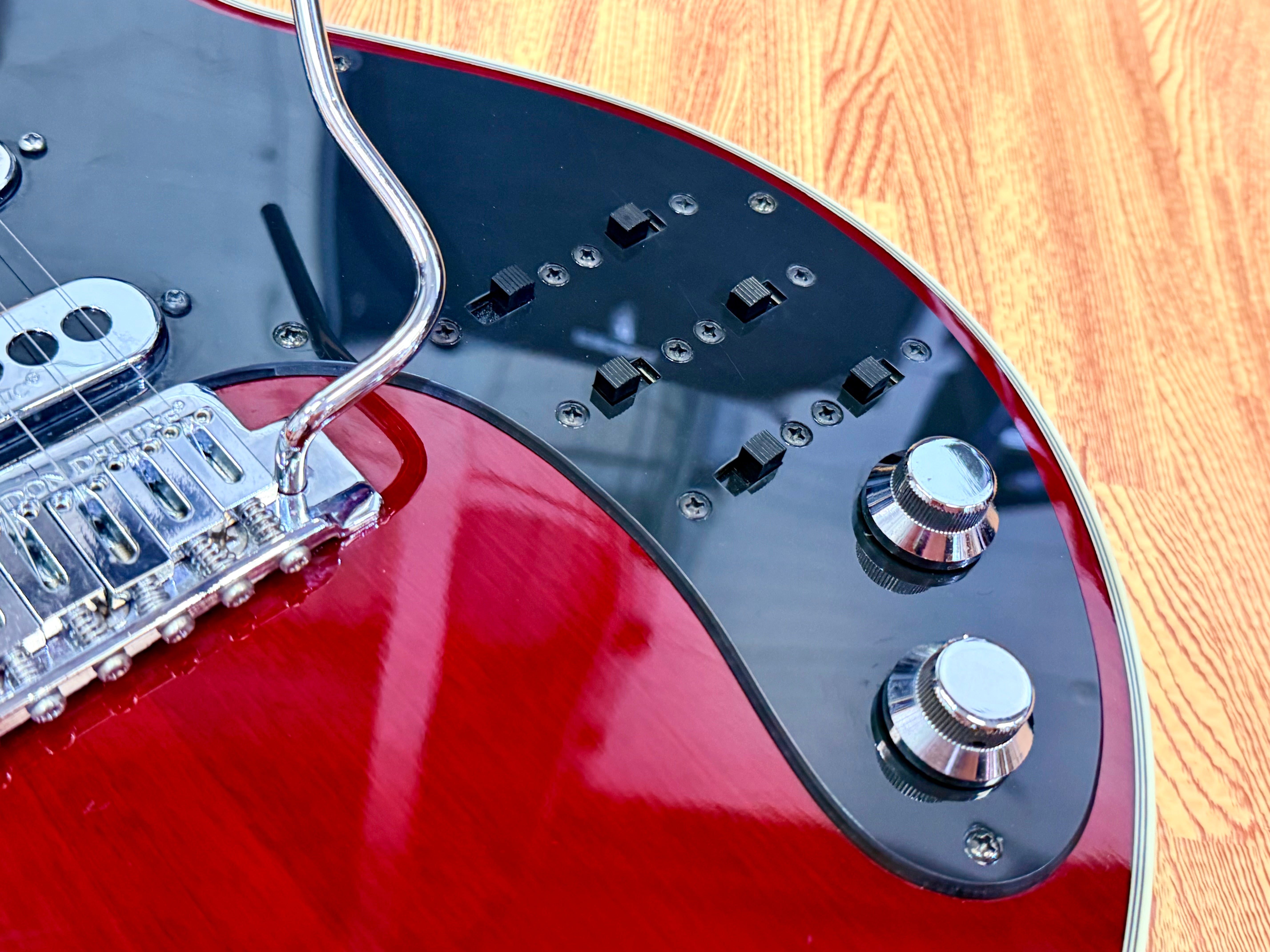 ⚡️2003⚡️ Burns London Brian May Signature Red Special~ Cherry Red Korean Made!
