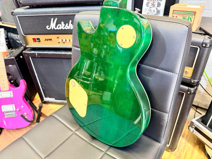 🔥1998🔥 Korean Epiphone Les Paul Standard~ Limited Edition Translucent Green!