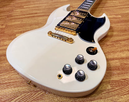 🇯🇵2004🇯🇵 Tokai Custom SG MIJ Japan 3 Pickup~ Alpine White & Gold Japanese!
