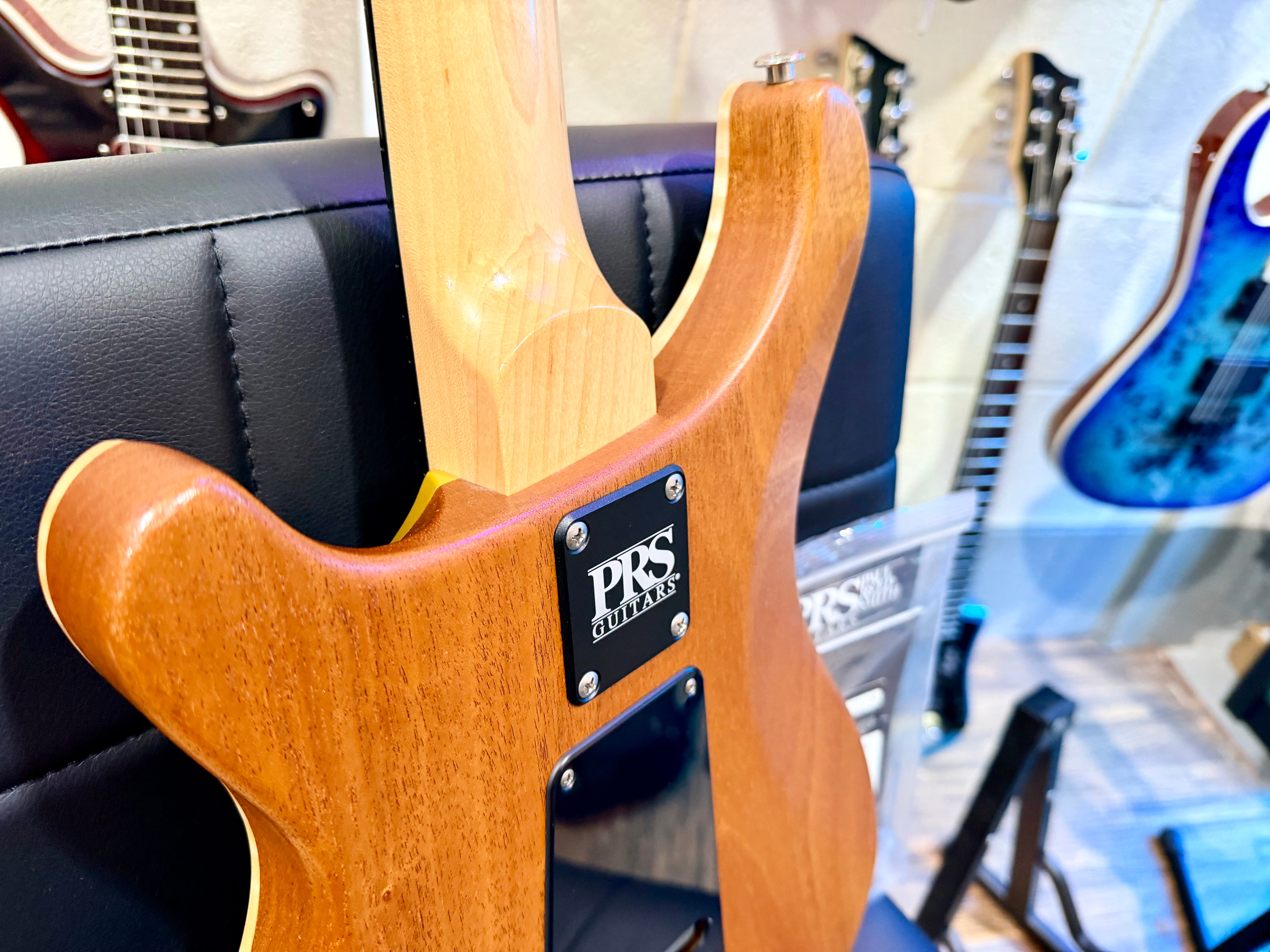 🔥RARE 2023🔥 PRS CE24 Satin Gold Top Limited Edition~ Natural Back~ USA~ Gig Bag