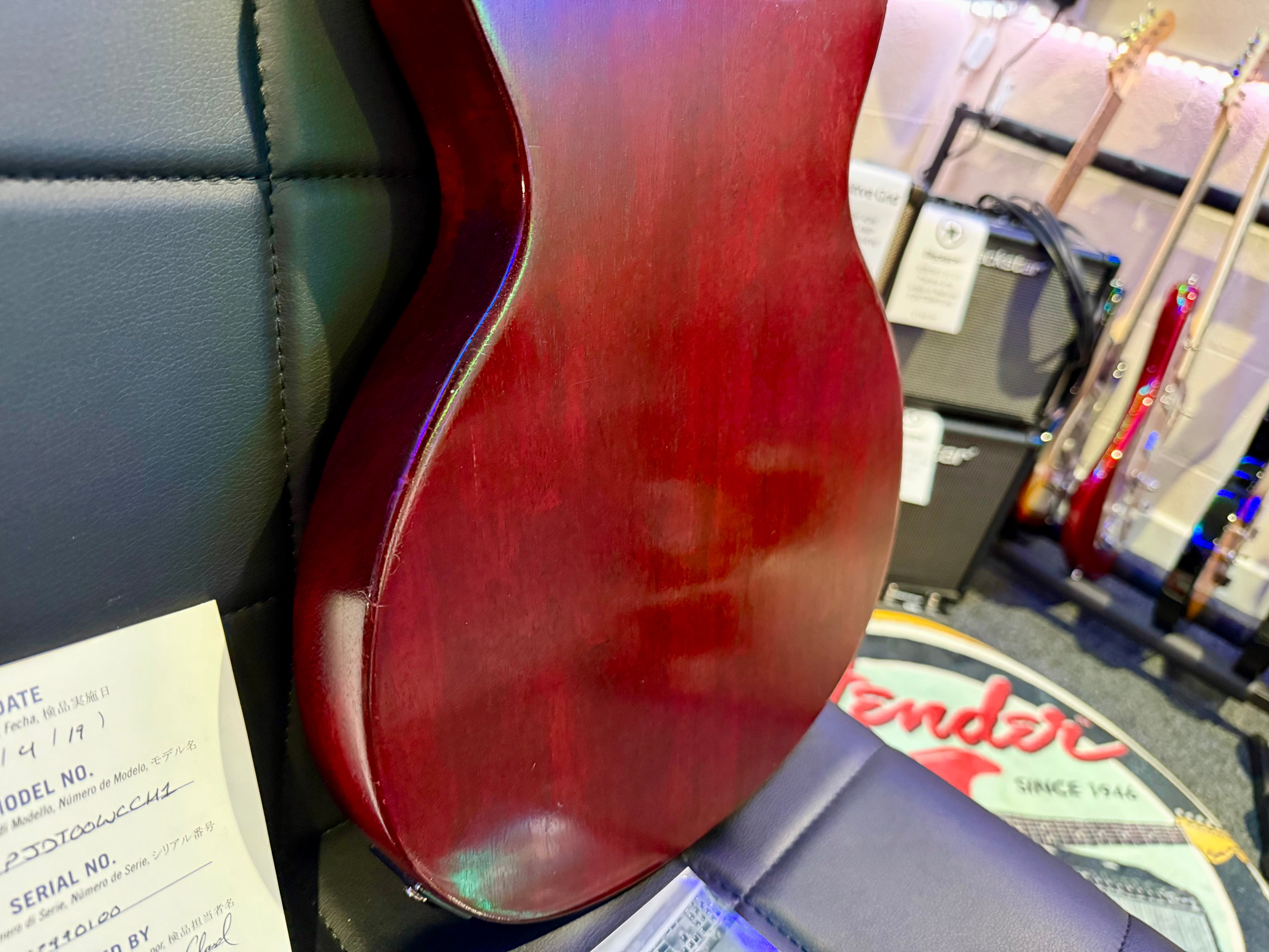 🌟2019🌟 Gibson Les Paul Junior Tribute DC Worn Cherry~ Double Cut~ Dog Ear P90!
